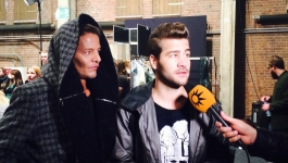 Ook Tygo en Dave worden na afloop geinterviewd door RTL Boulevard